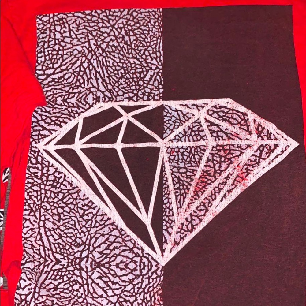 Rue21 Diamond Shirt W/ Diamonds on Sleeve